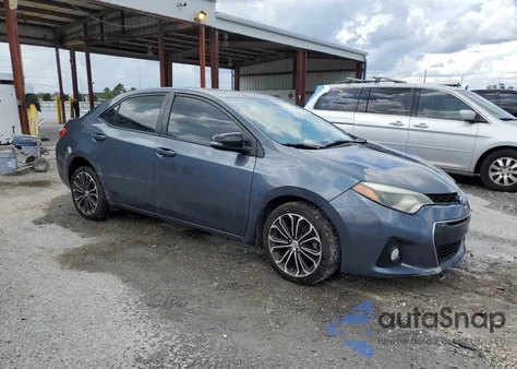 2015 Toyota Corolla L из США, поврежденный, VIN 5YFBURHE3FP349900